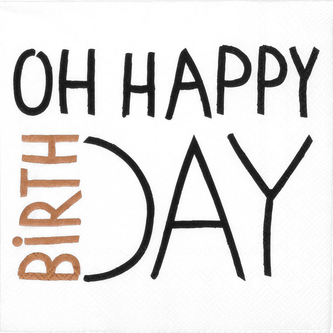 RAEDER DESIGN Servietten Oh Happy Birthday