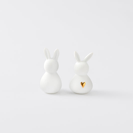 RAEDER DESIGN Porzellan Minihasen 2-er Set