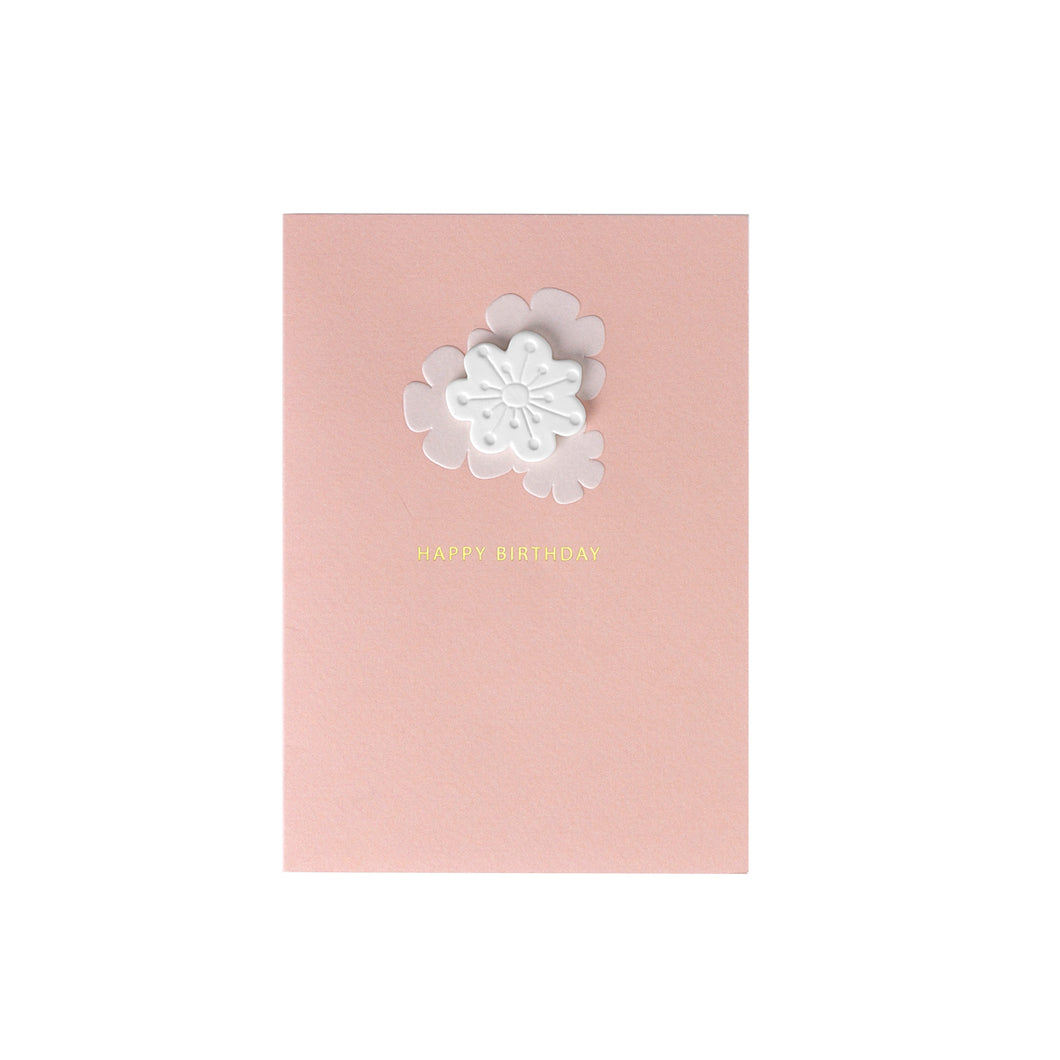 RAEDER DESIGN Porzellankarte Happy Birthday