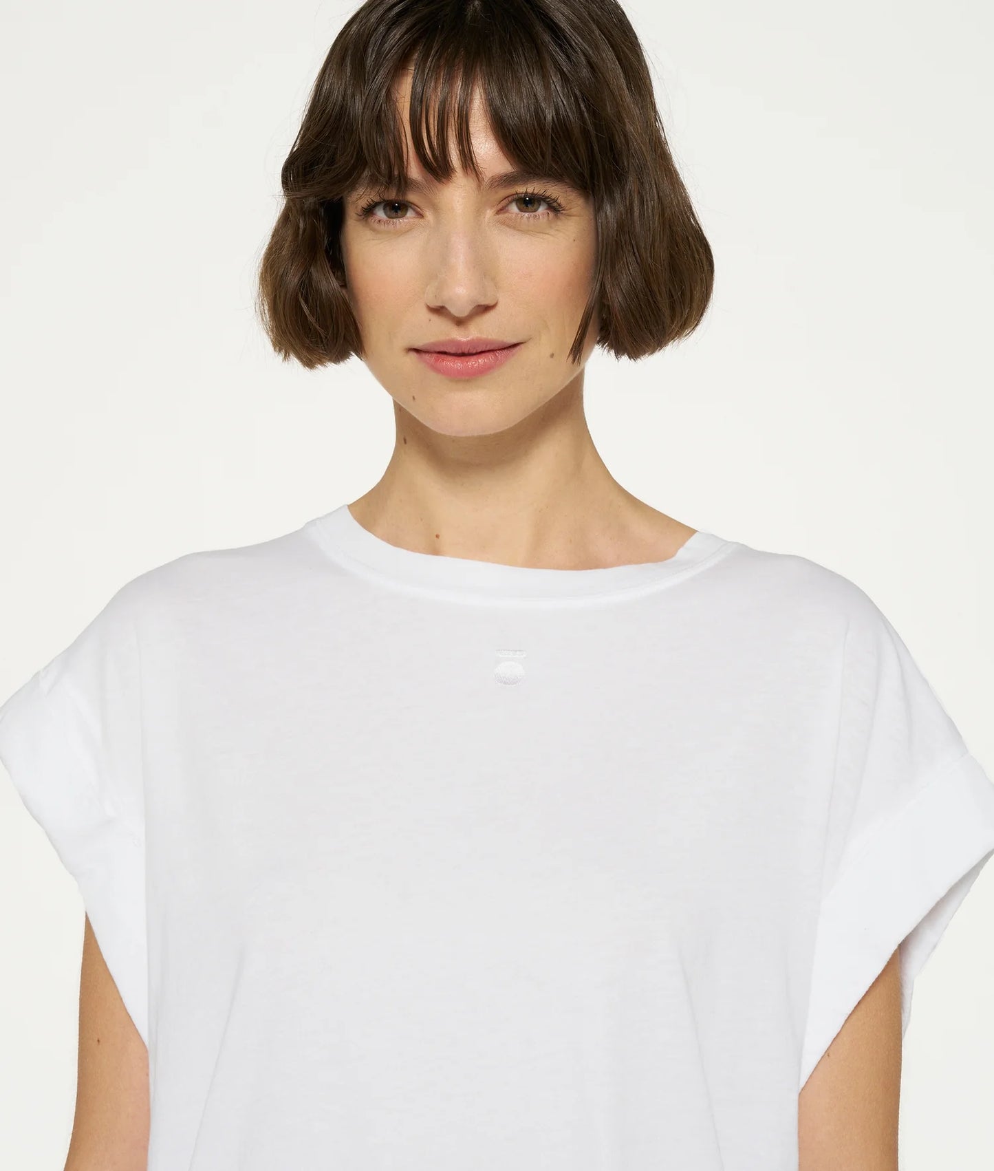 10DAYS AMSTERDAM Wide Jersey Tee White