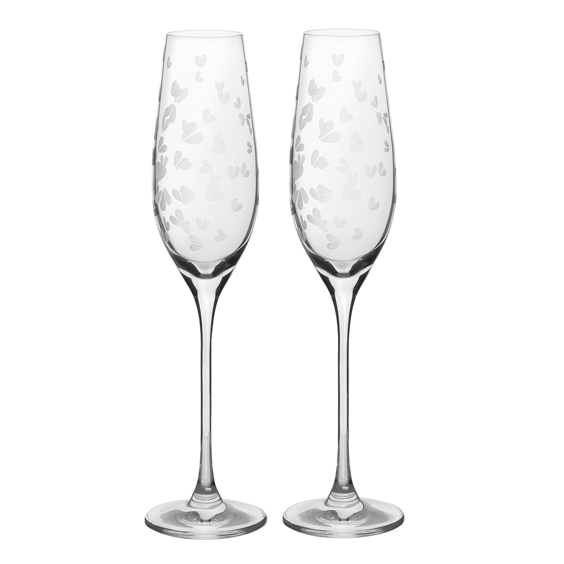 RAEDER DESIGN Sektglas 2-er Set Herzen