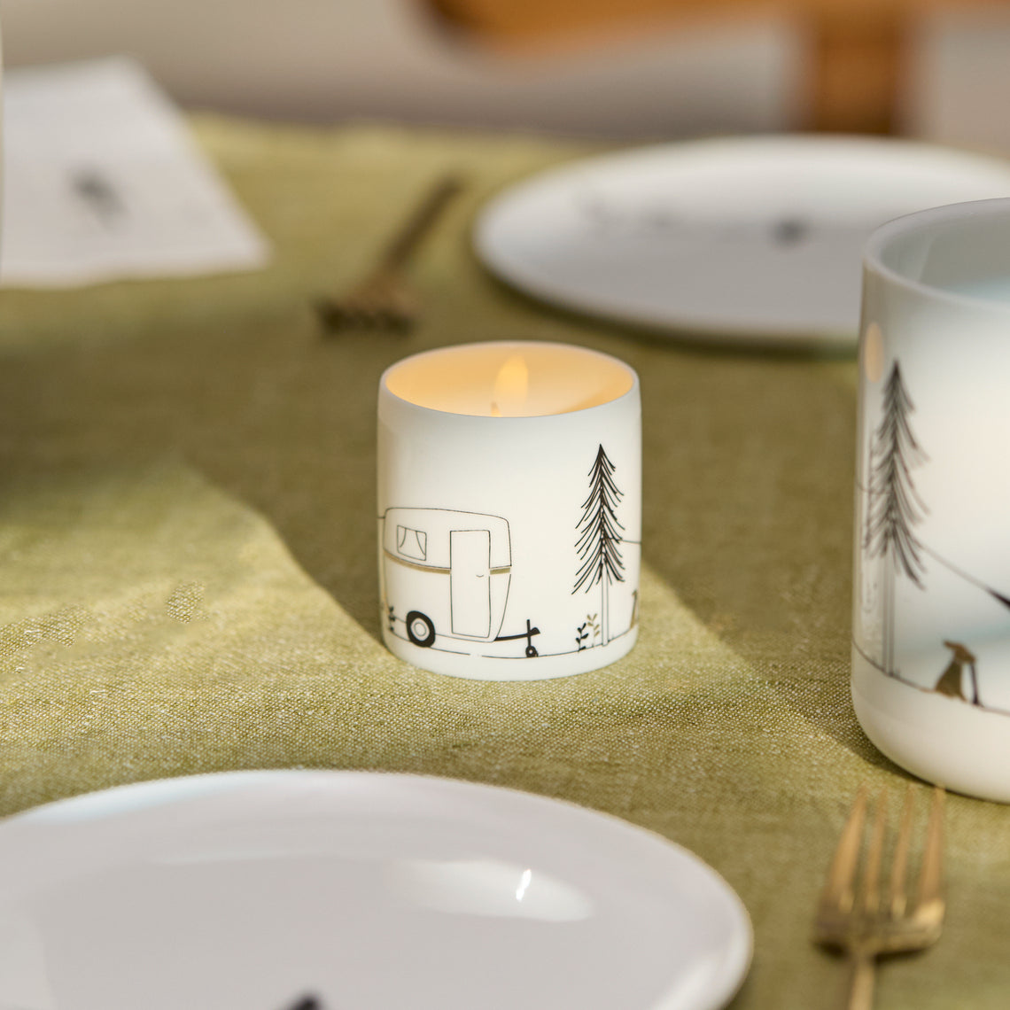 RAEDER DESIGN Teelichthalter Camping