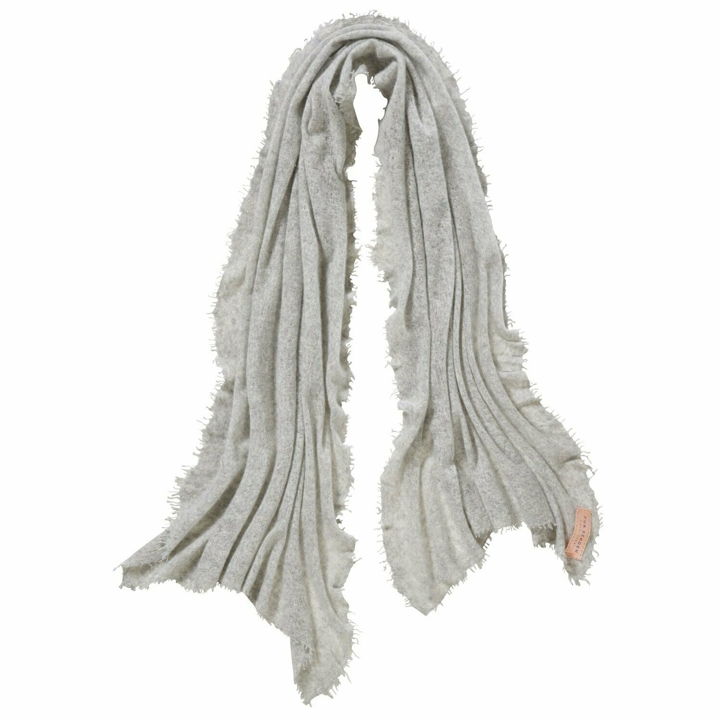 PURSCHÖN Pure Cashmere Schal Silbergrau