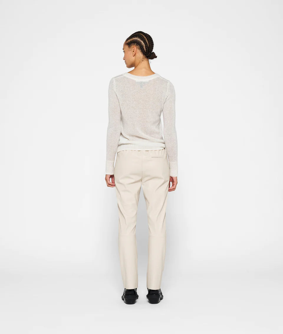 10DAYS AMSTERDAM Lederlook Flared Pants - Hose aus Kunstleder