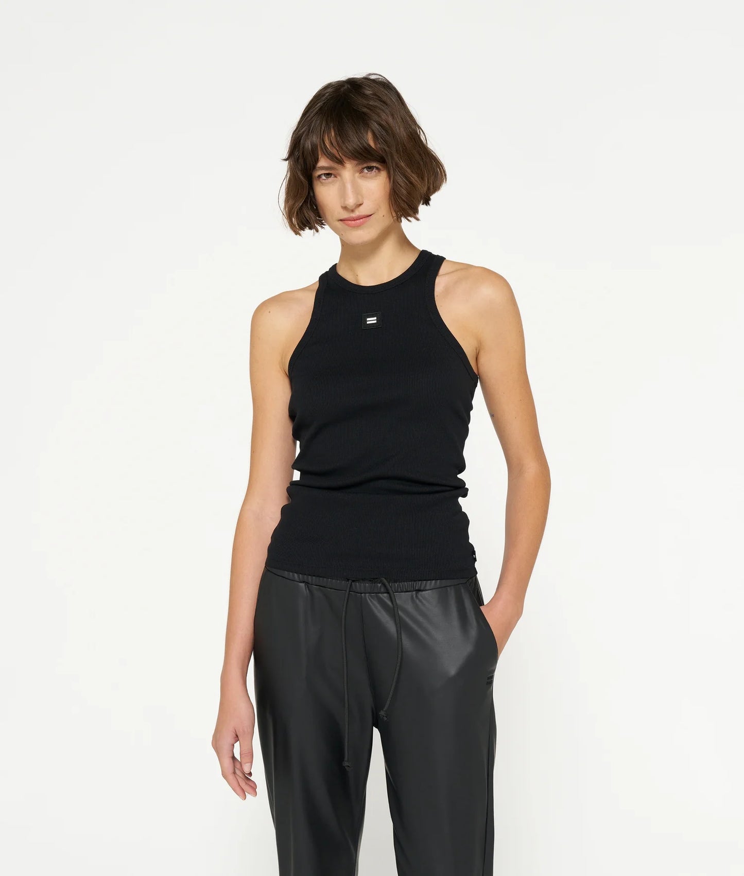 10DAYS AMSTERDAM  Tank Rib Top black