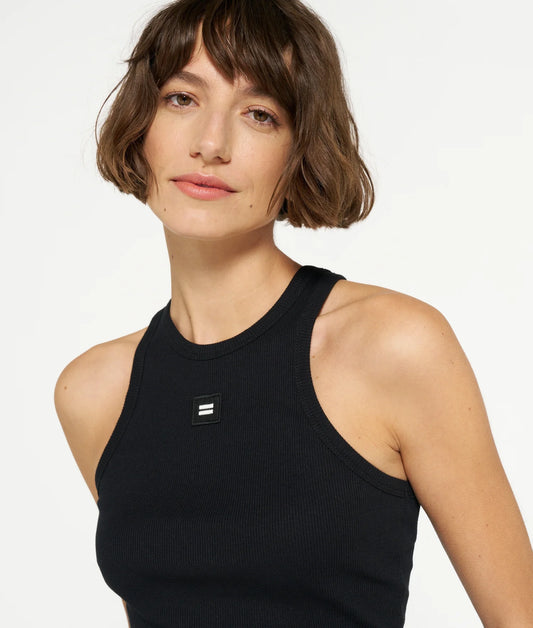 10DAYS AMSTERDAM  Tank Rib Top black