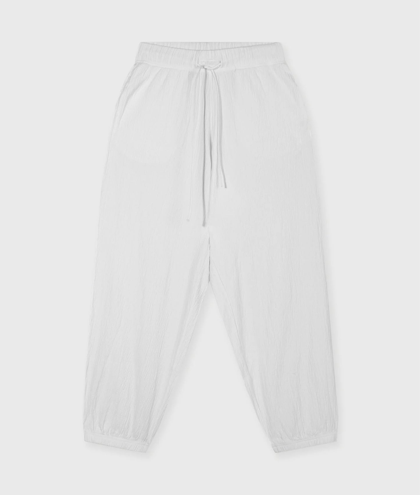 10DAYS AMSTERDAM Cropped Easy Jogger Crinkle - Ecru