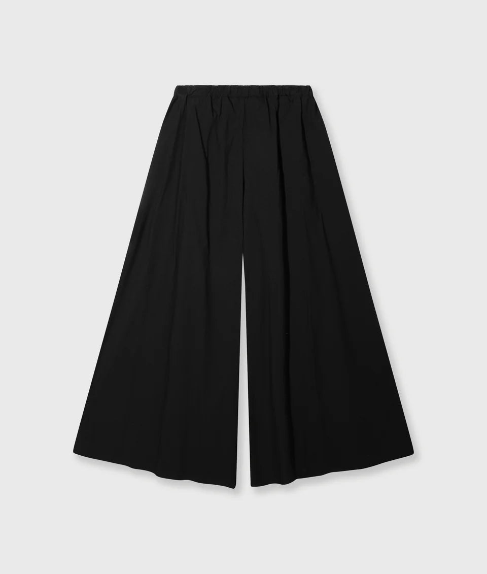 10DAYS AMSTERDAM Wide Pants Poplin Black