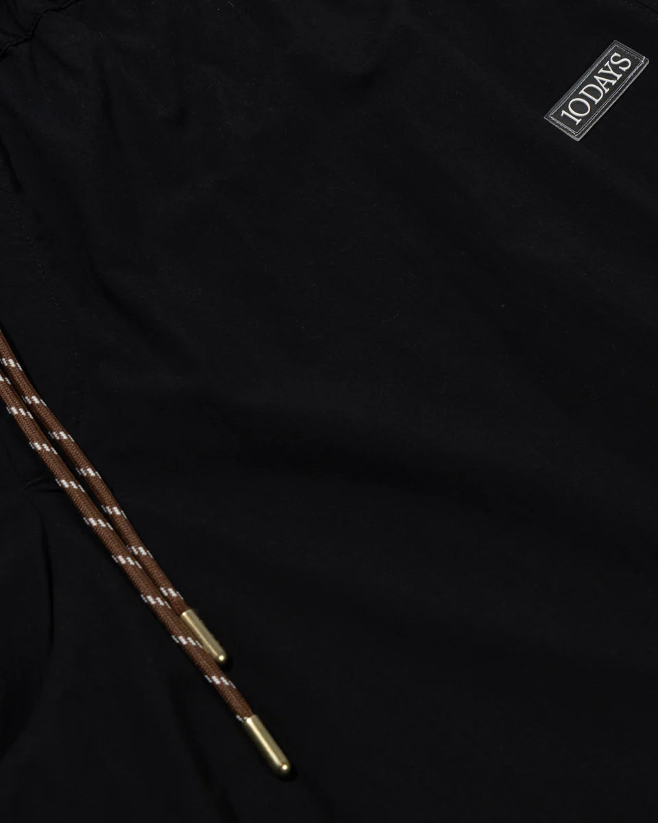 10DAYS AMSTERDAM Wide Pants Poplin Black