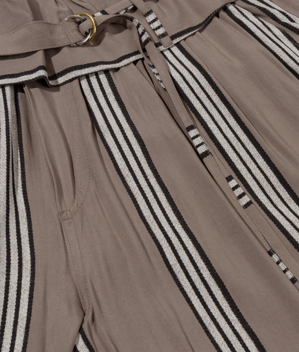 10 DAYS AMSTERDAM Comfort Pants Stripes Moonrock