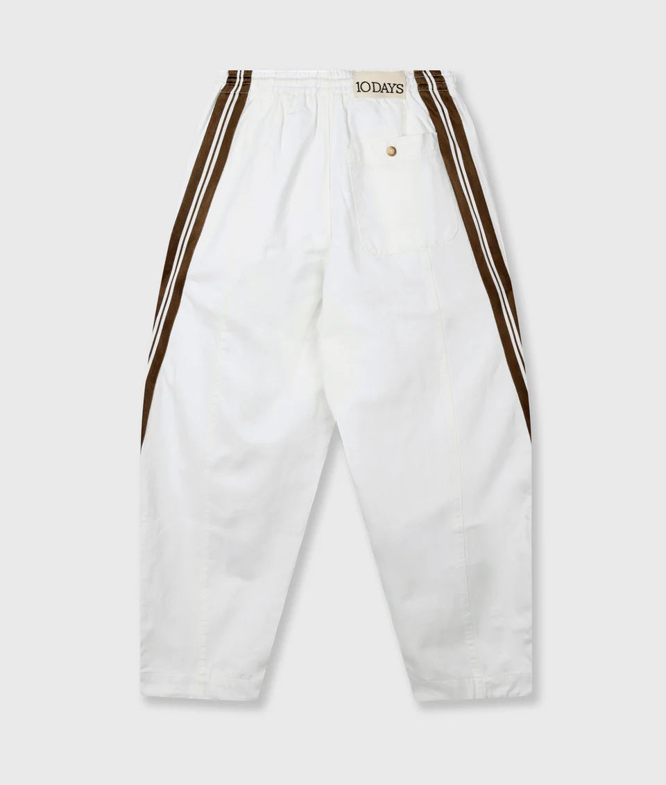 10DAYS AMSTERDAM Wide Tapered Pants Optic White