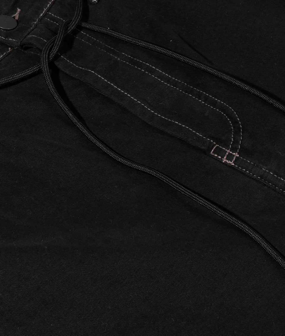 10DAYS AMSTERDAM Straight Leg Pants Twill Black
