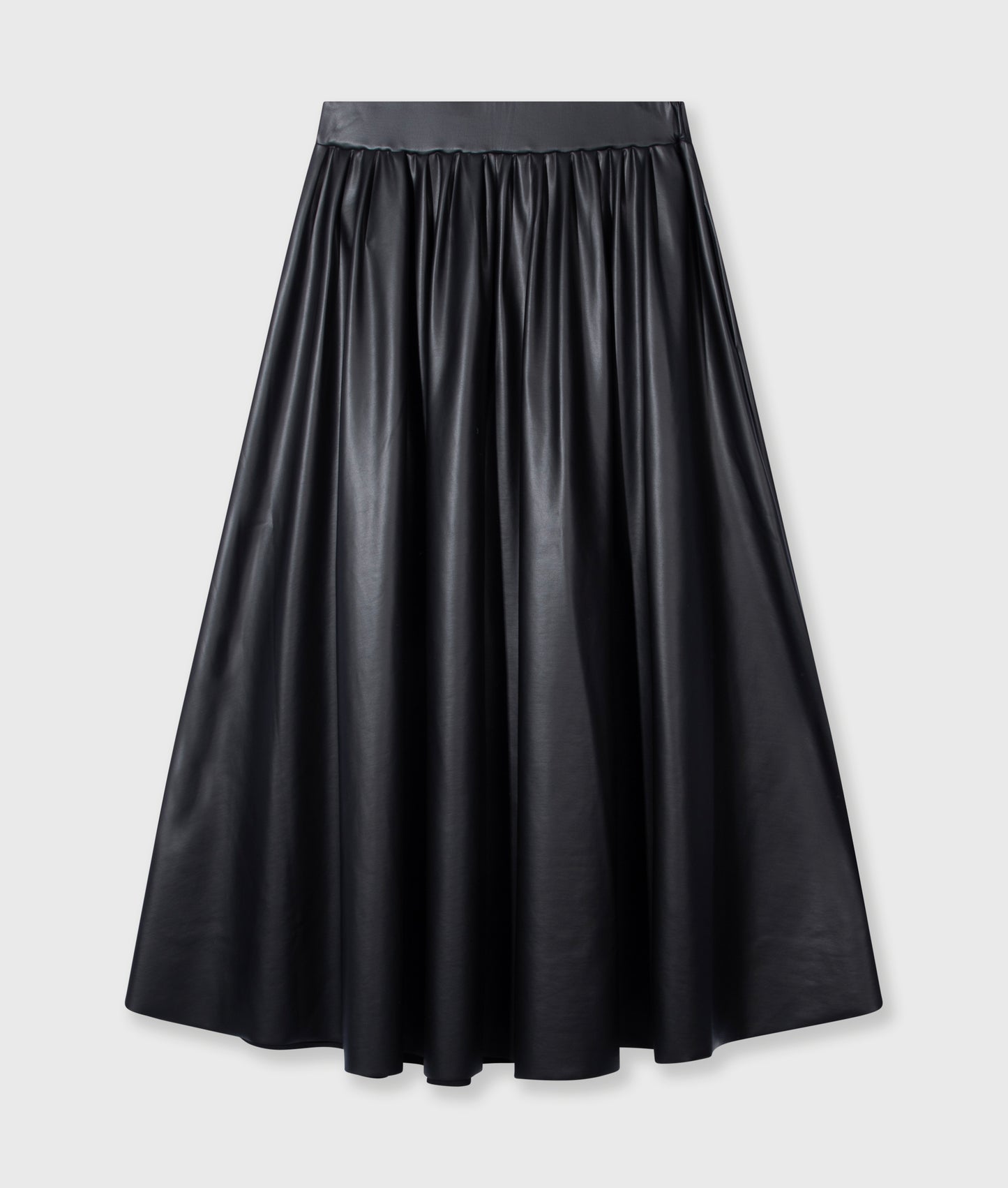 10DAYS AMSTERDAM Leatherlook Plated Skirt