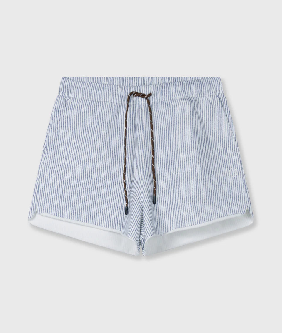 10DAYS AMSTERDAM Easy Shorts Stripes White/ Blue