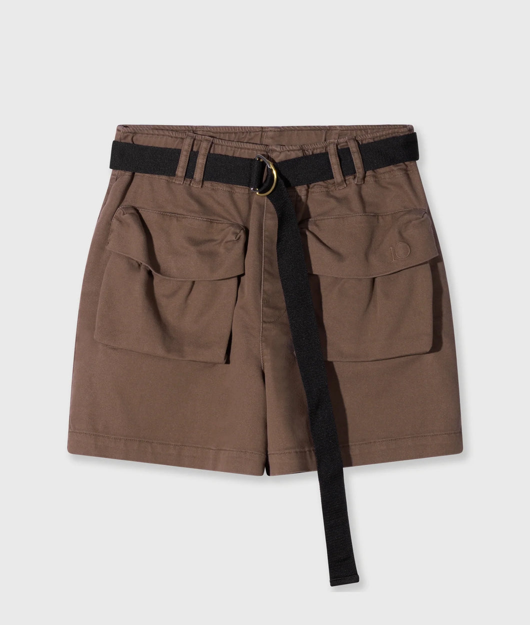 10DAYS AMSTERDAM Utility Shorts Truffle