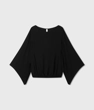 Lade das Bild in den Galerie-Viewer, 10 DAYS AMSTERDAM Flowy Blouse black
