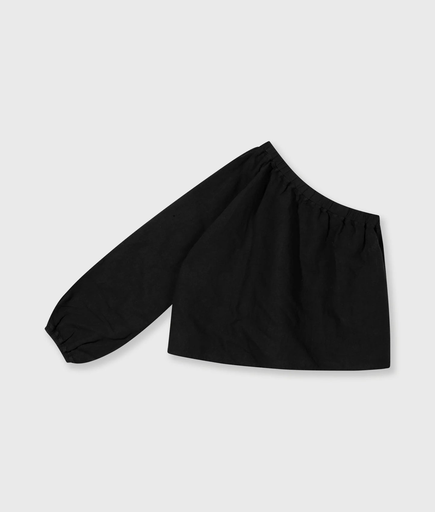 10DAYS AMSTERDAM One Shoulder Top Linen black
