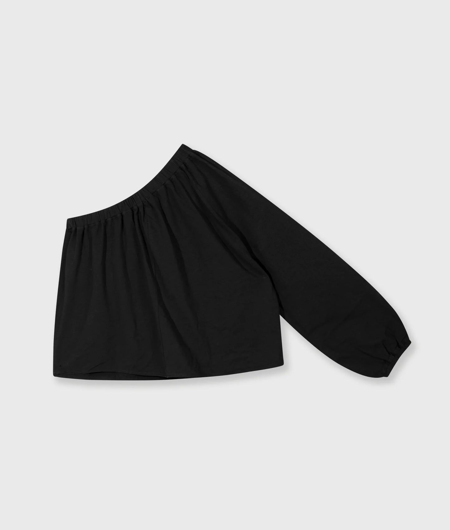 10DAYS AMSTERDAM One Shoulder Top Linen black
