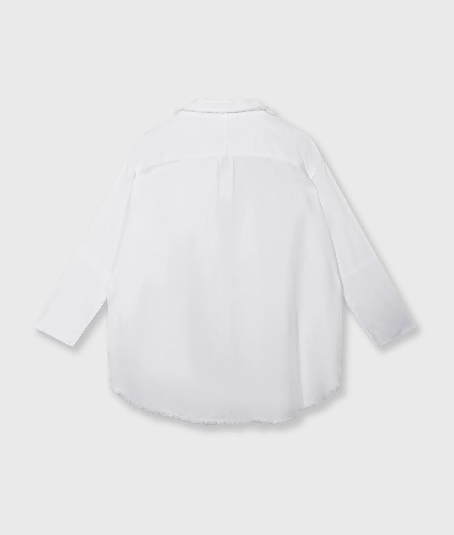 10 DAYS AMSTERDAM Cotton Linen Blouse White