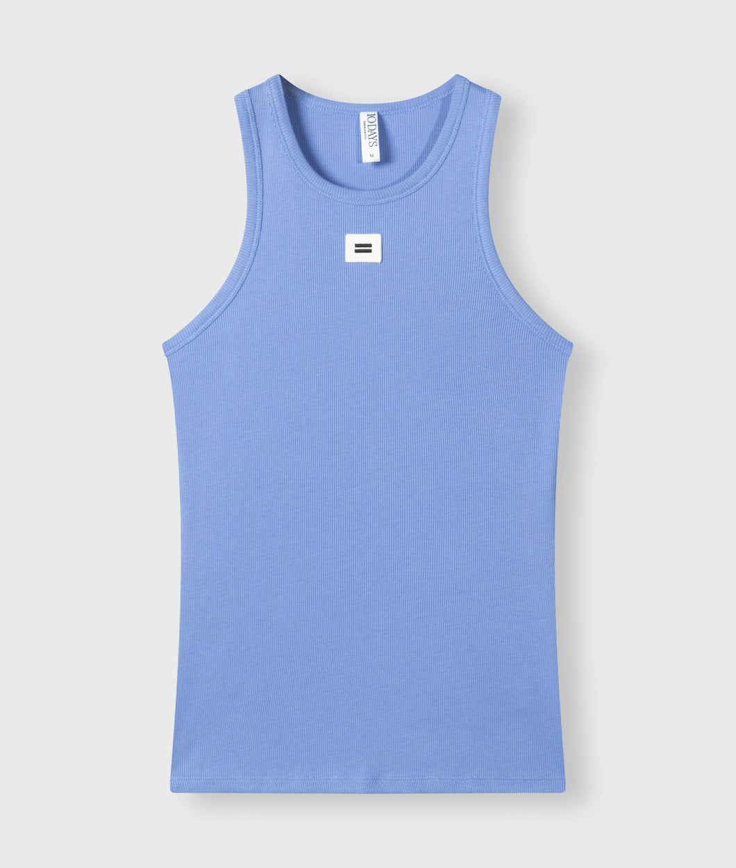 10 DAYS AMSTERDAM Tank Rib Top Blue Bell