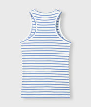 Lade das Bild in den Galerie-Viewer, 10 DAYS AMSTERDAM Tank Rip Top Stripes Blue Bell
