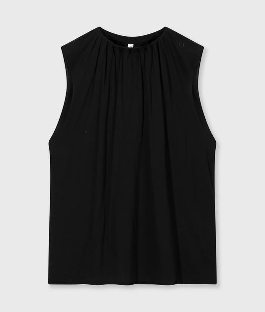 10 DAYS AMSTERDAM Plated Top Jersey Black
