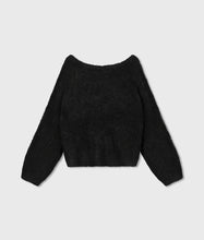 Lade das Bild in den Galerie-Viewer, 10 DAYS AMSTERDAM Cropped V-Neck Sweater Knit Black
