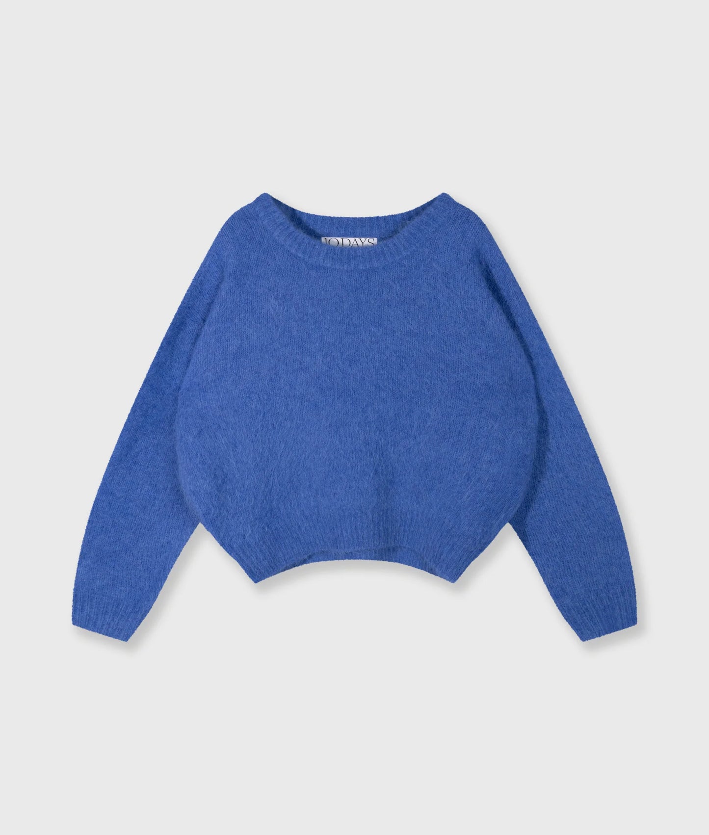 10DAYS AMSTERDAM Strickpullover aus Alpakamix Ultramarine