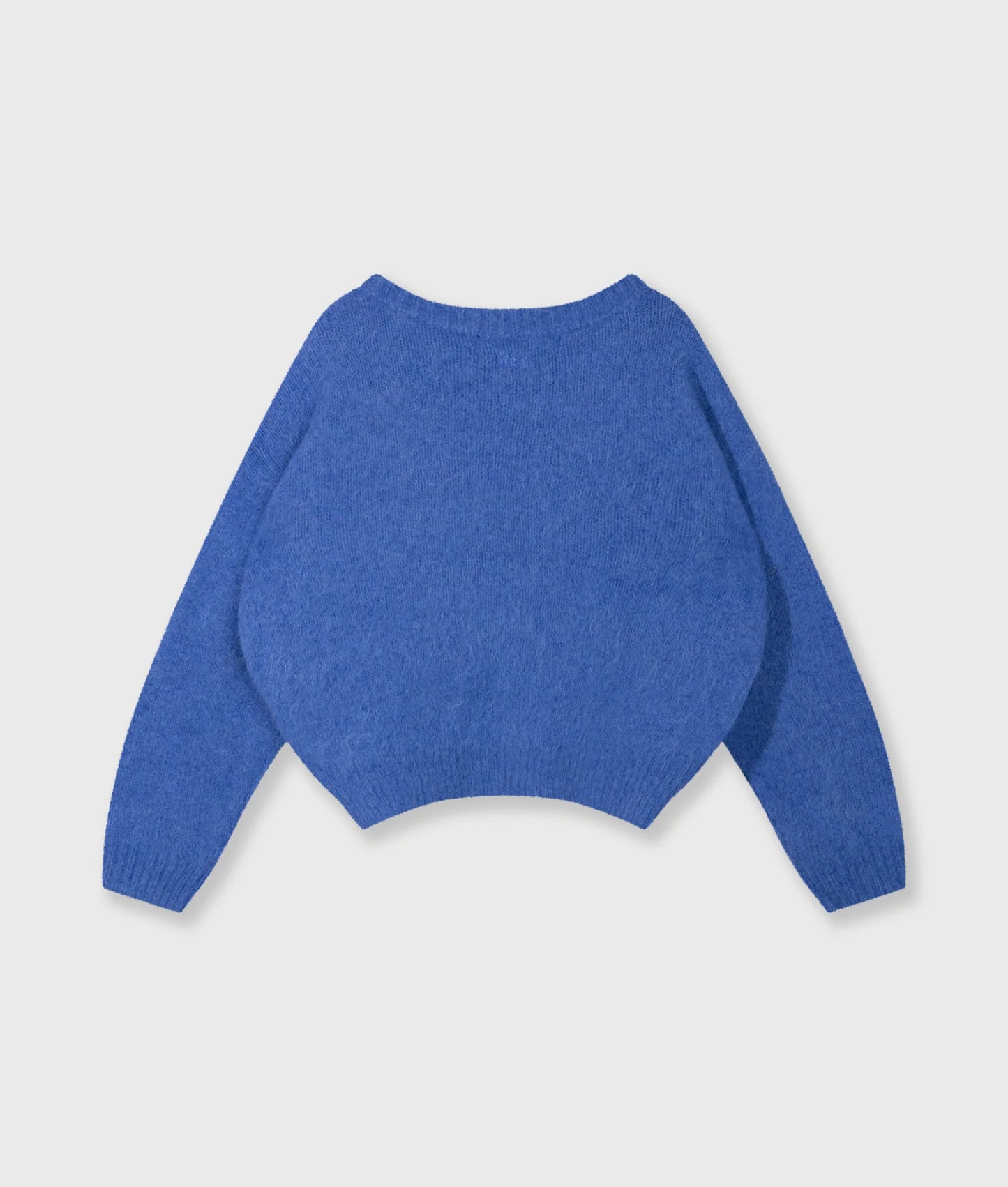 10DAYS AMSTERDAM Strickpullover aus Alpakamix Ultramarine