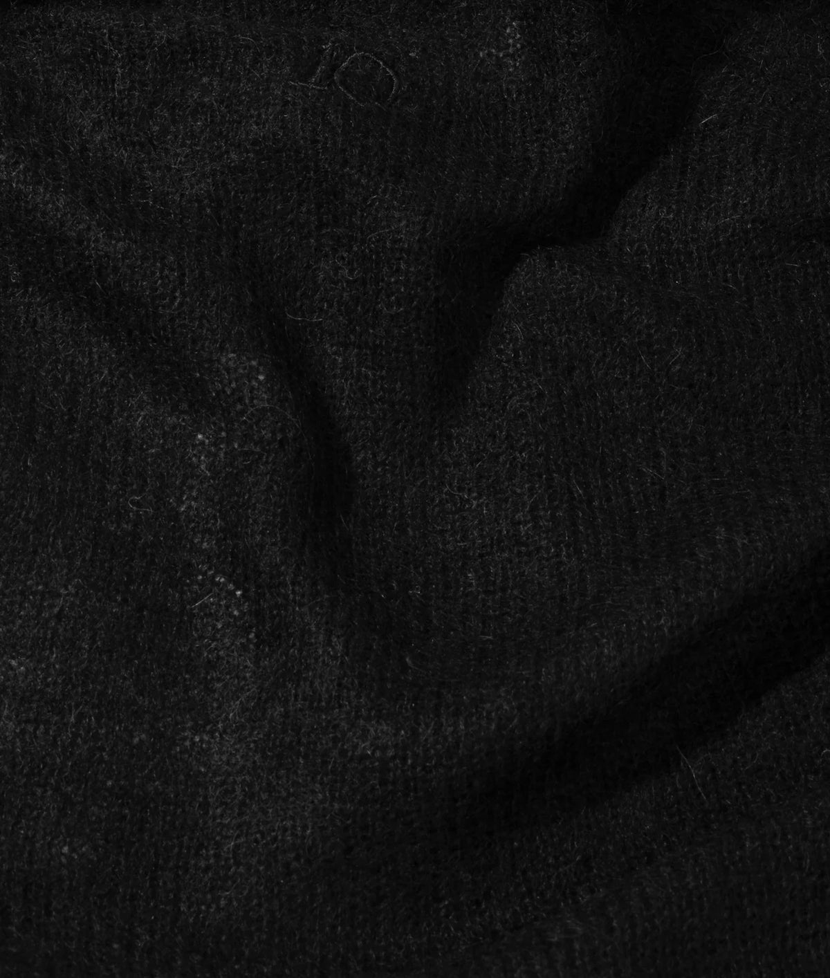 10DAYS AMSTERDAM Turtleneck Thin Knit Sweater Black