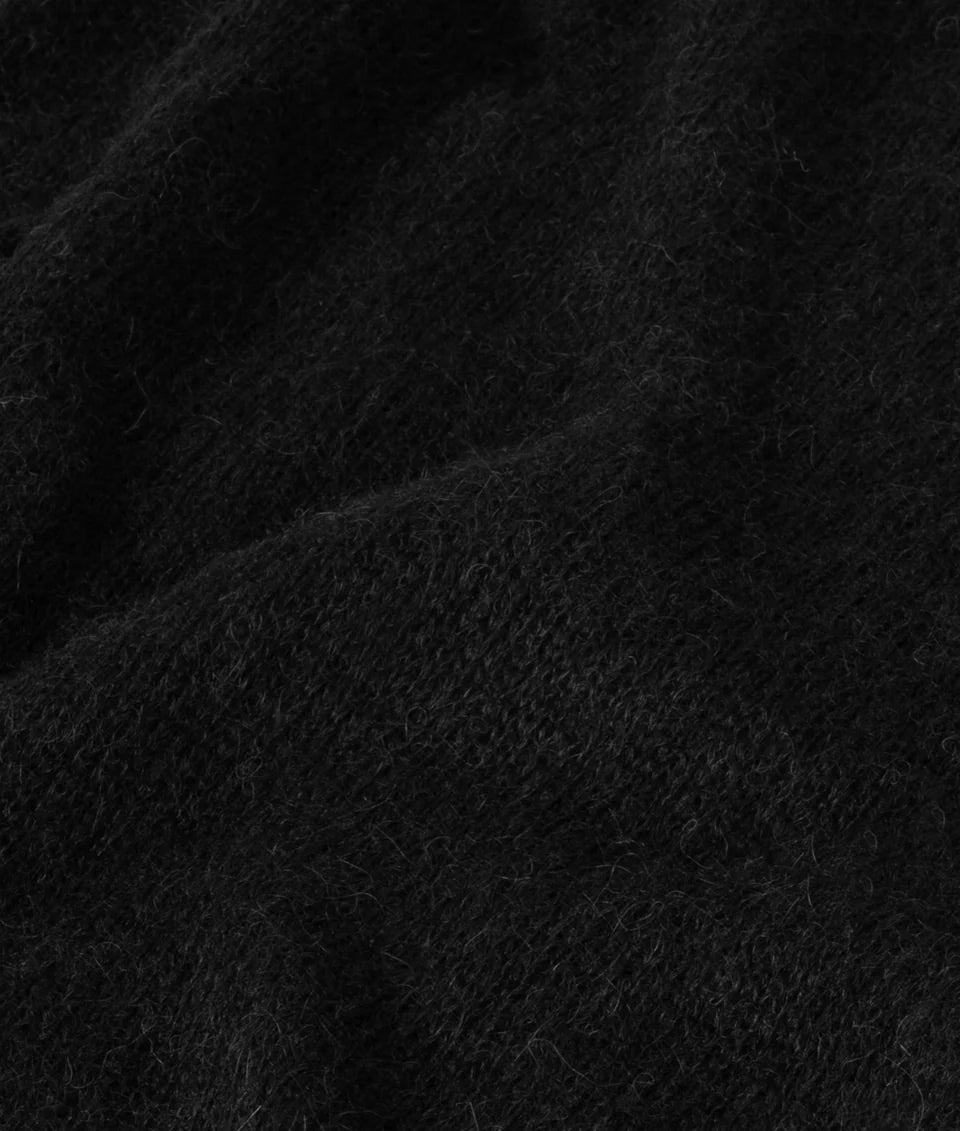 10DAYS AMSTERDAM Thin Knit Sweater Black