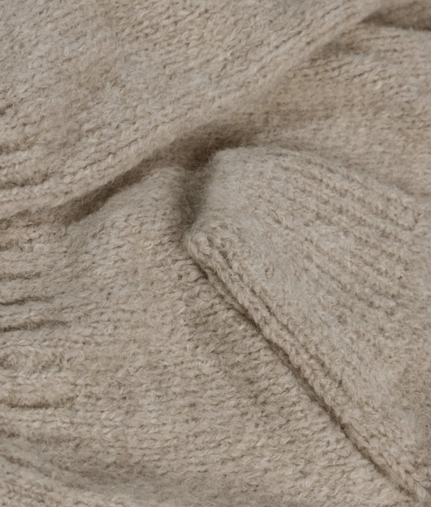 10DAYS AMSTERDAM Short Belted Knit Cardigan - Fog
