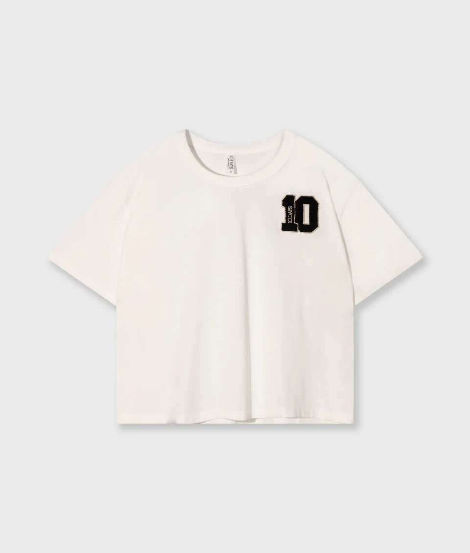 10DAYS AMSTERDAM Thick Cotton Tee 10