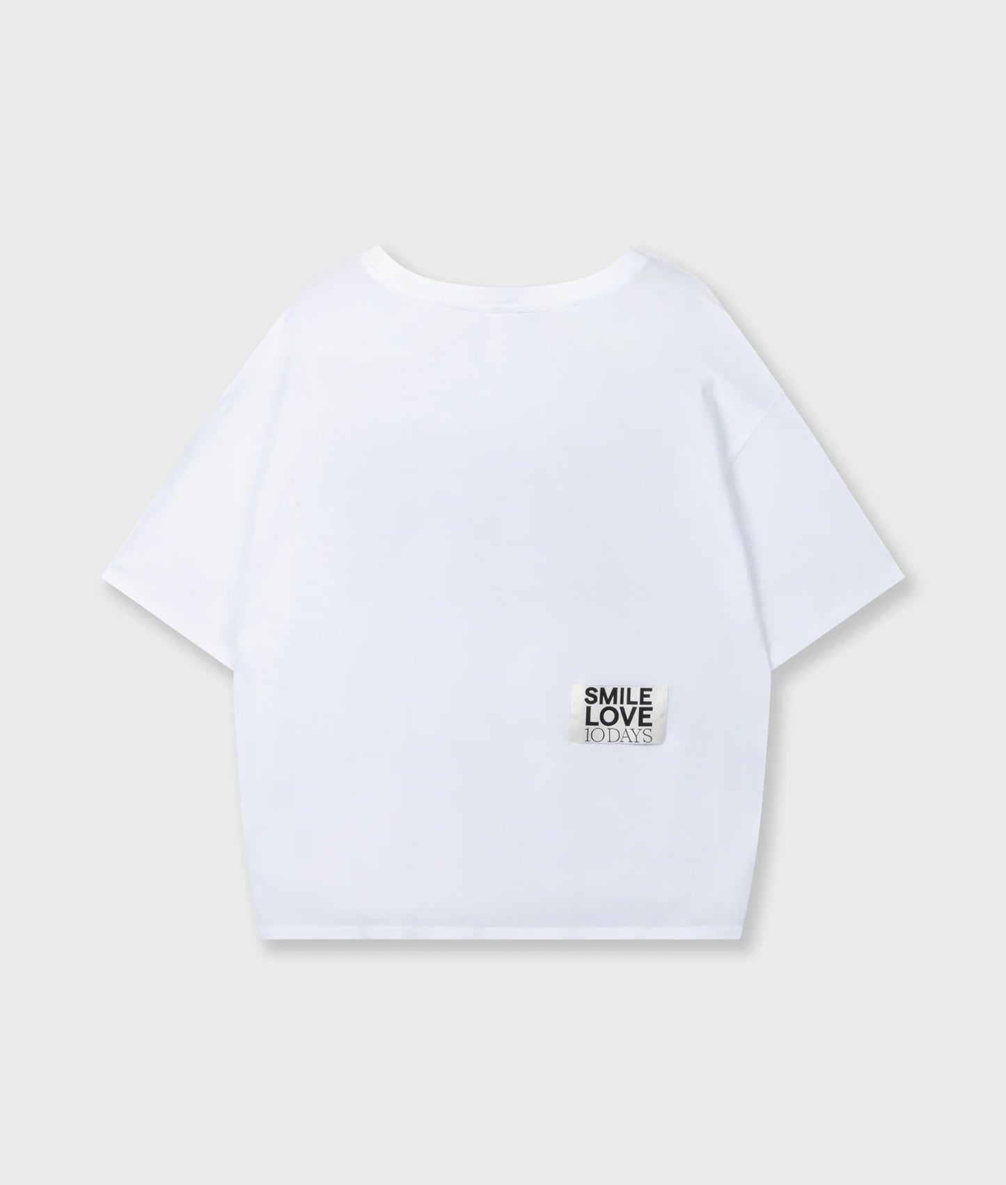 10DAYS AMSTERDAM Smile Love Tee White