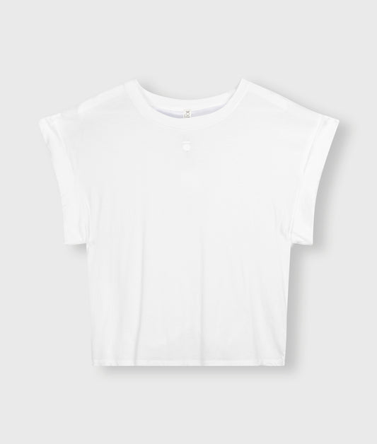 10DAYS AMSTERDAM Wide Jersey Tee White