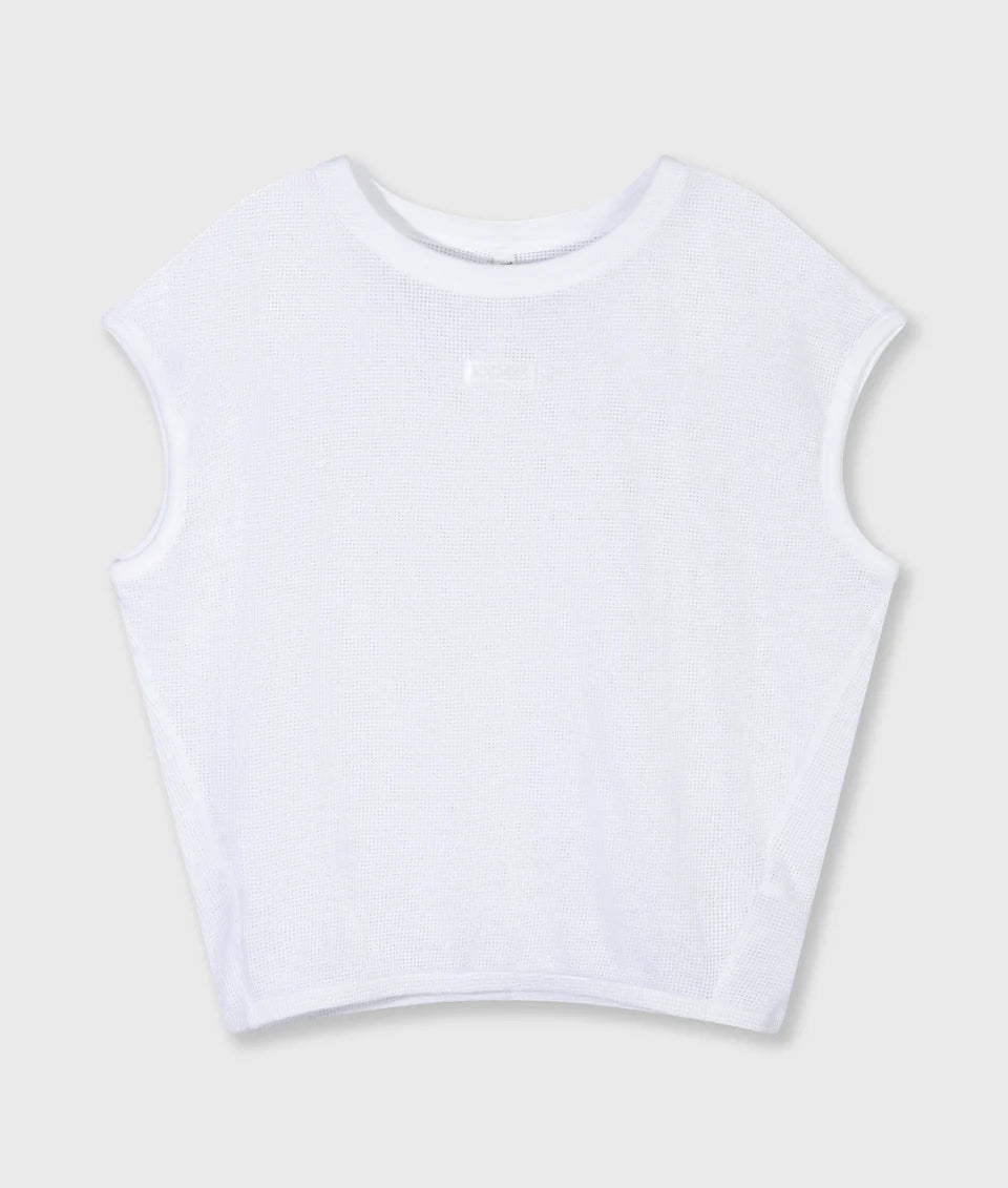 10DAYS AMSTERDAM Balloon Top Shirt White