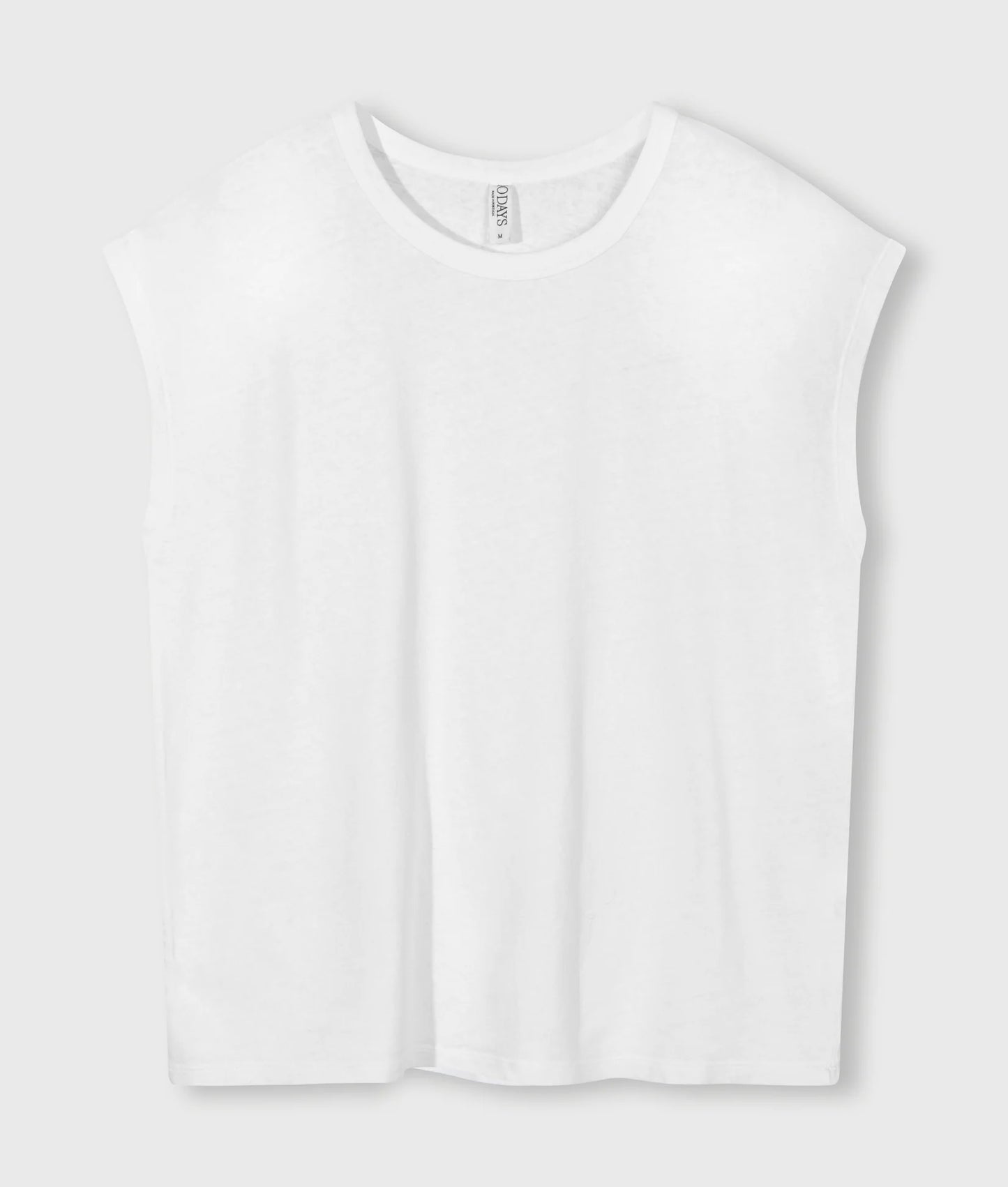 10DAYS AMSTERDAM Tee Linen White