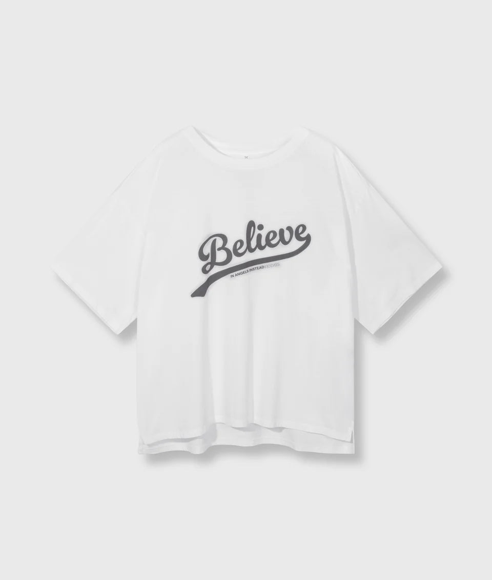10DAYS AMSTERDAM Believe Tee - White