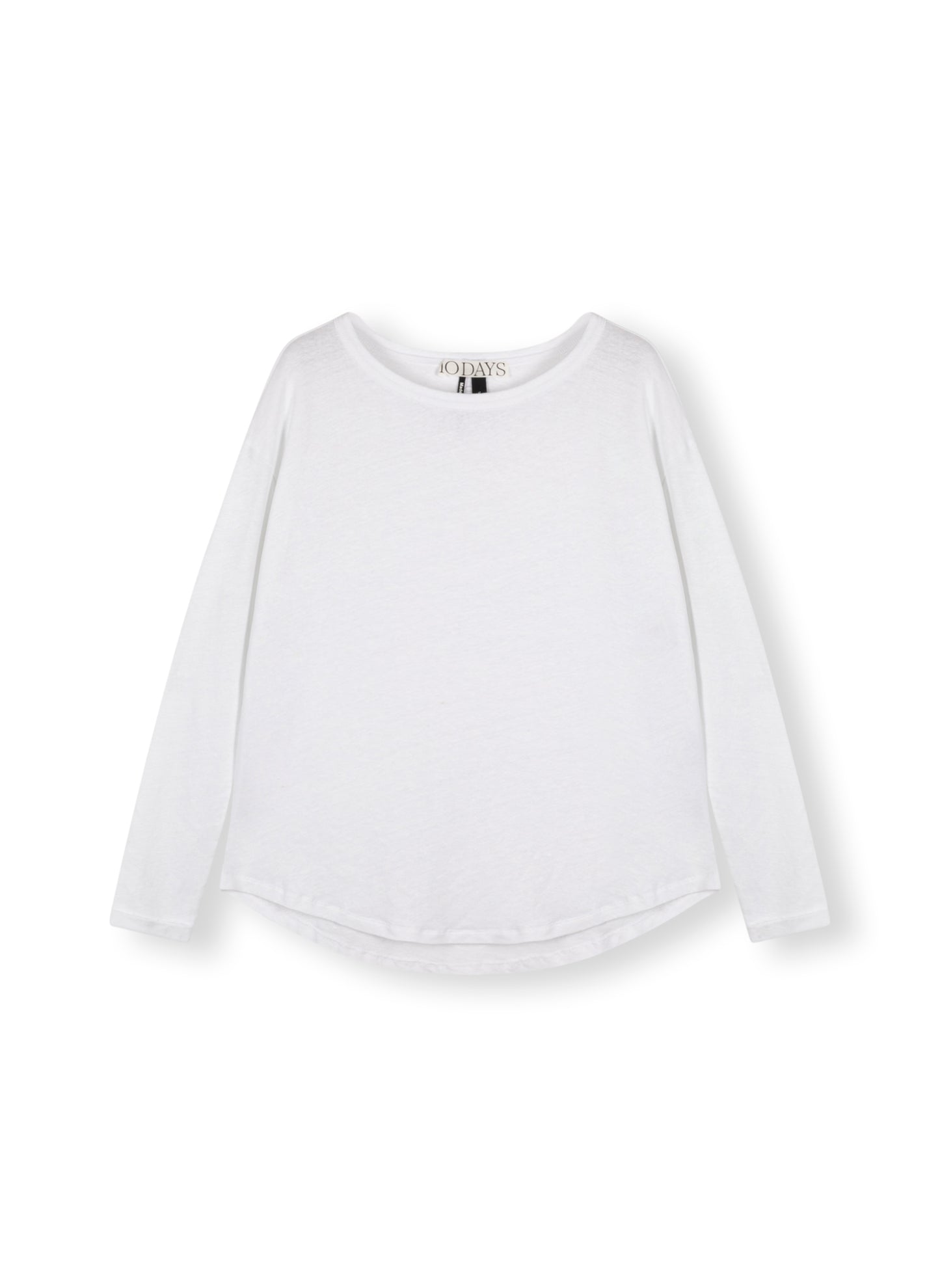 10 DAYS AMSTERDAM Longsleeve Tee Linen white