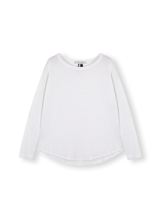 10 DAYS AMSTERDAM Longsleeve Tee Linen white