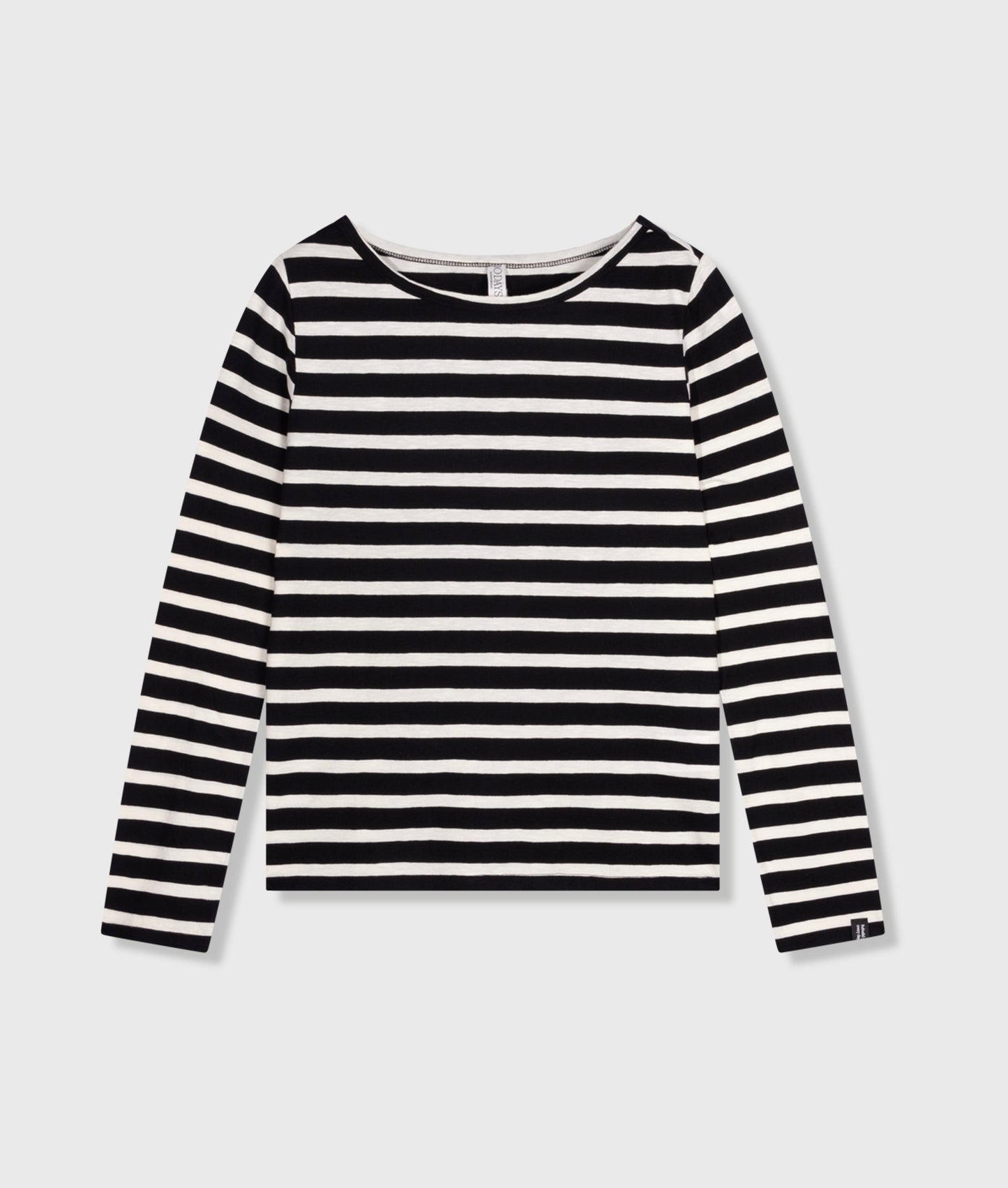 10 DAYS AMSTERDAM Long Sleeve Tee Stripes black/light natural