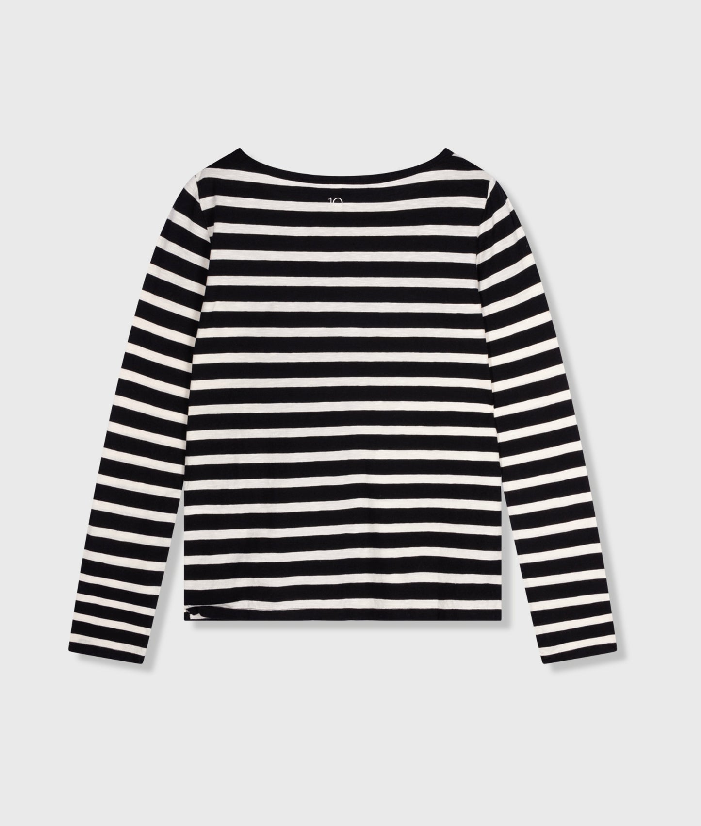 10 DAYS AMSTERDAM Long Sleeve Tee Stripes black/light natural