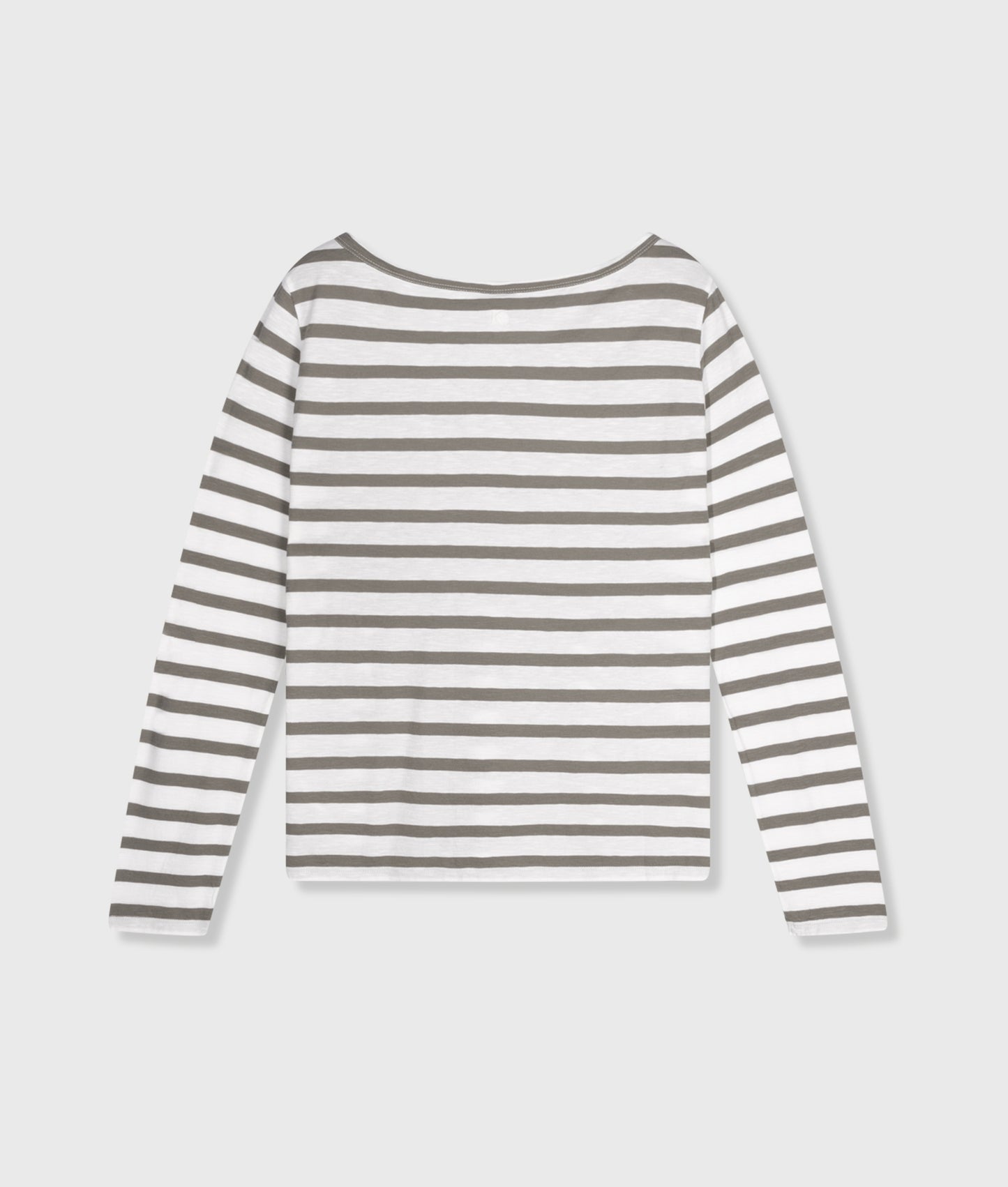 10DAYS AMSTERDAM Long Sleeve Tee Stripes ecru/sage