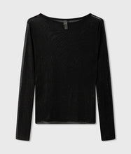 Lade das Bild in den Galerie-Viewer, 10 DAYS AMSTERDAM Mesh Tee Black Glitter
