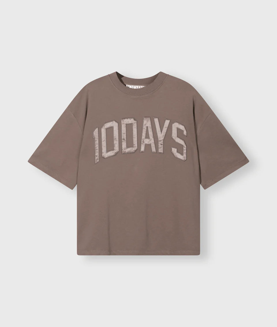 10DAYS AMSTERDAM Short Sleeve Sweater Moonrock