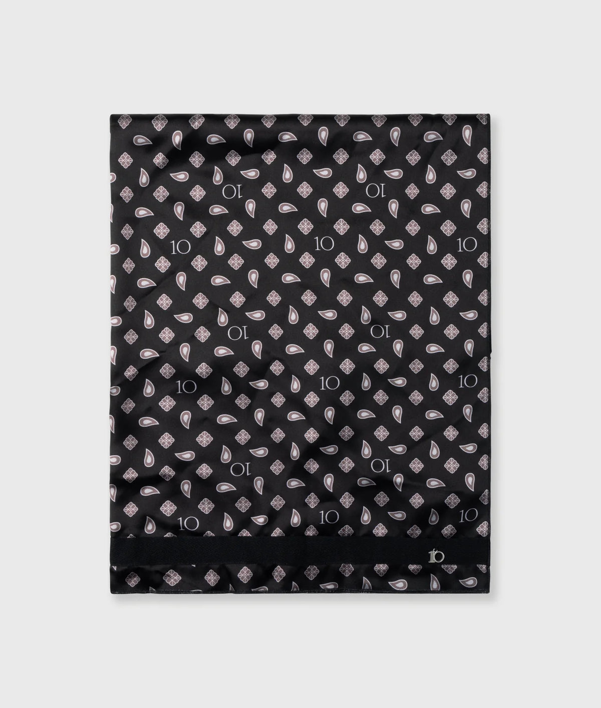 10DAYS AMSTERDAM Paisley Schal Black