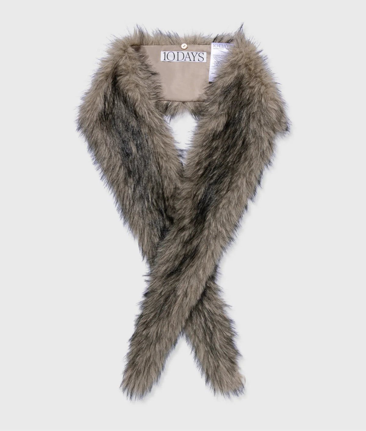 10DAYS AMSTERDAM Two Tone Fluffy Schal