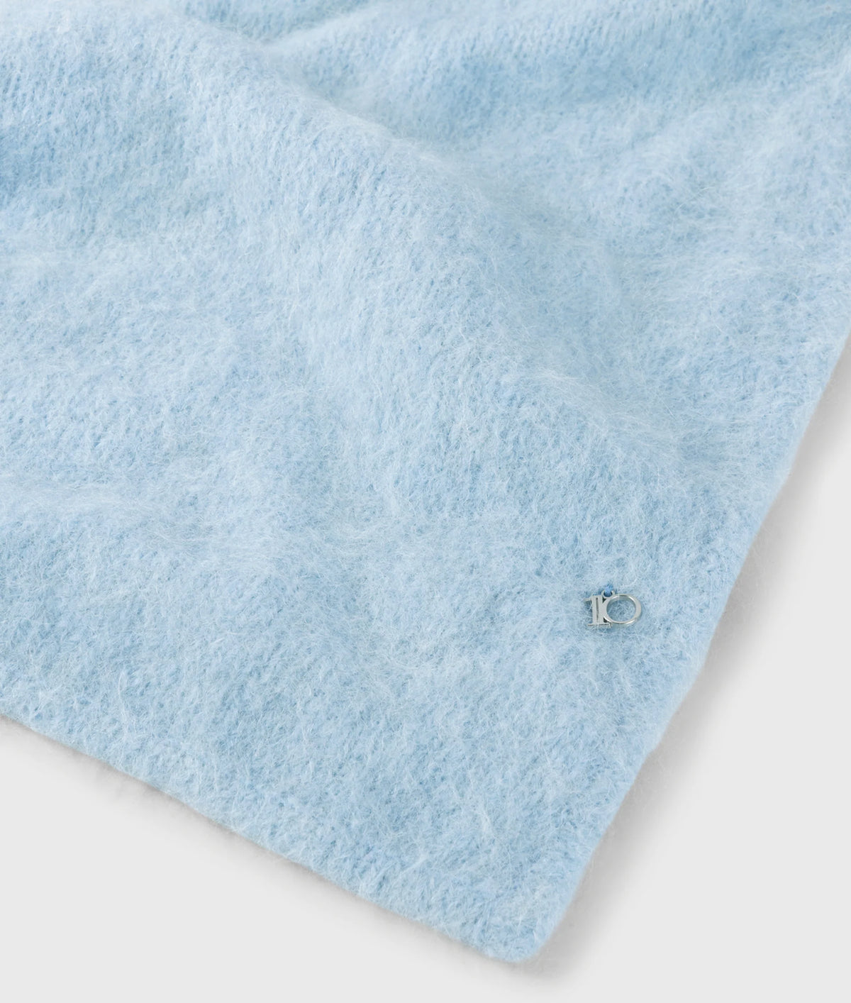 10DAYS AMSTERDAM Hairy Knit Bandana Angel Blue