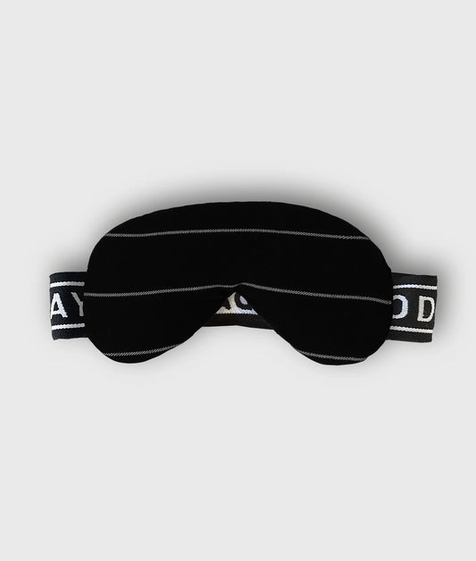 10DAYS AMSTERDAM Fleece Eye Mask Stripes Black