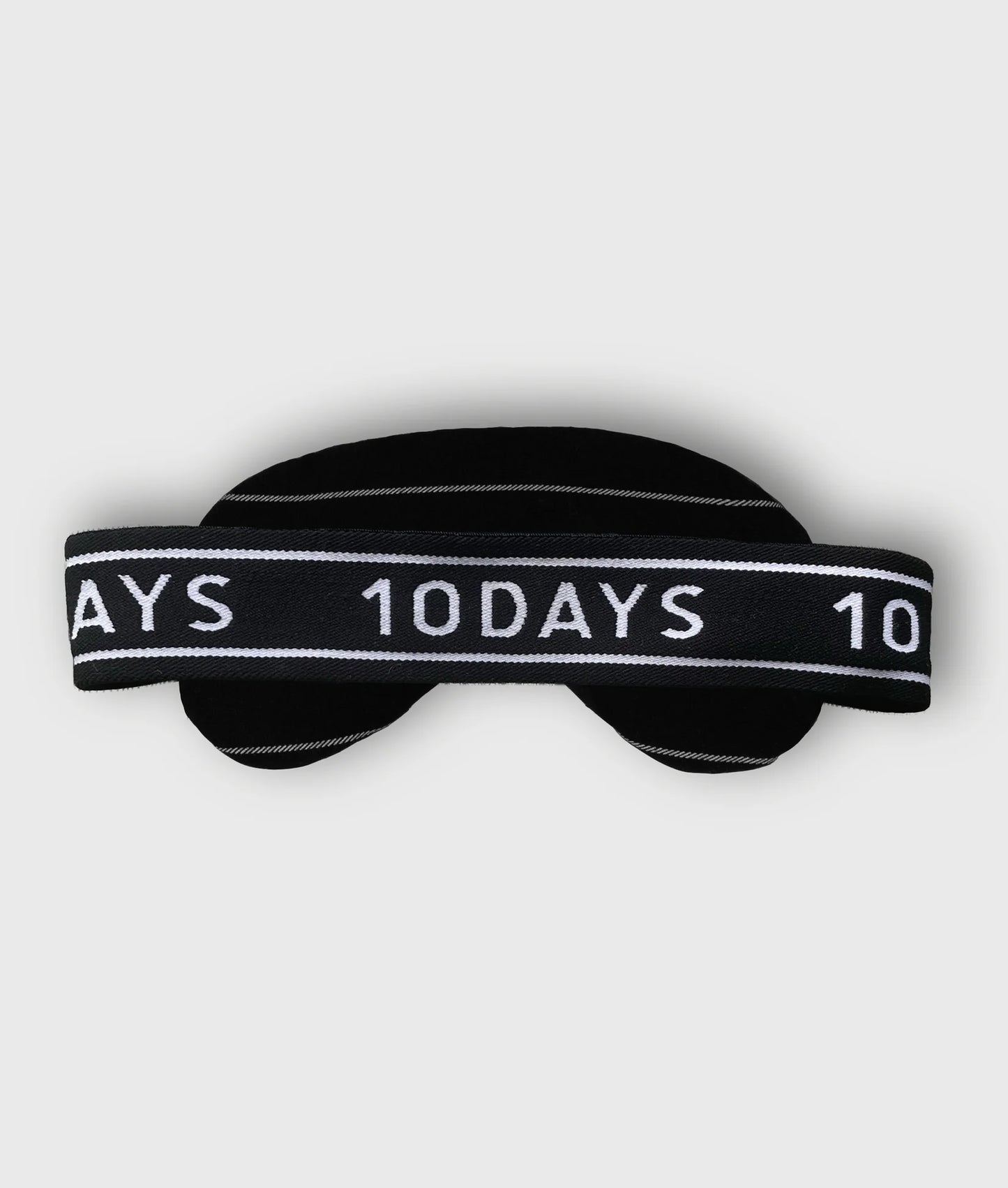 10DAYS AMSTERDAM Fleece Eye Mask Stripes Black